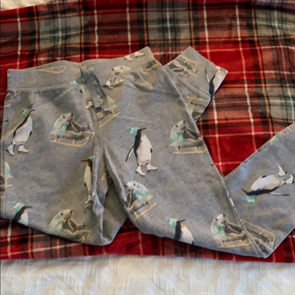 women’s grey animal print sweatpants